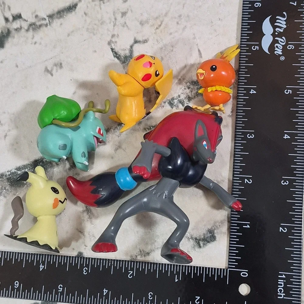Pokemon Figures Lot Of 5 BULBASAUR Zoroark‎ And More